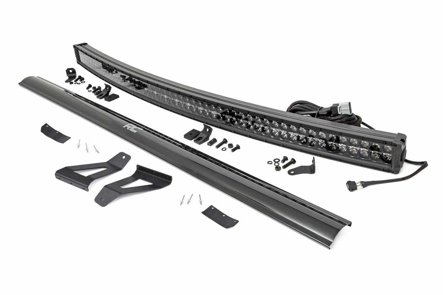 Fits Jeep Cherokee XJ(84-01) LED Light Windshield Mount 50_ BLK Dual DRL 70074